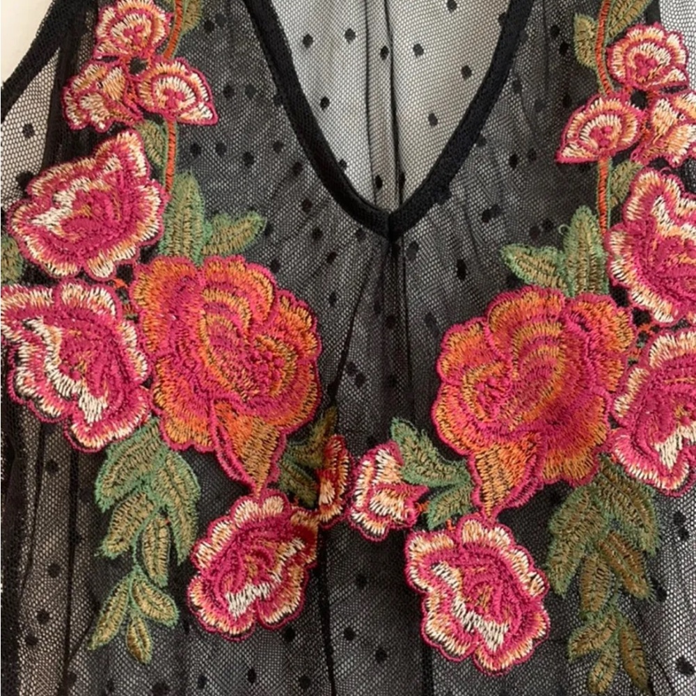 Charlotte Russe Asymmetrical Sleeveless Bodysuit in Black and Pink